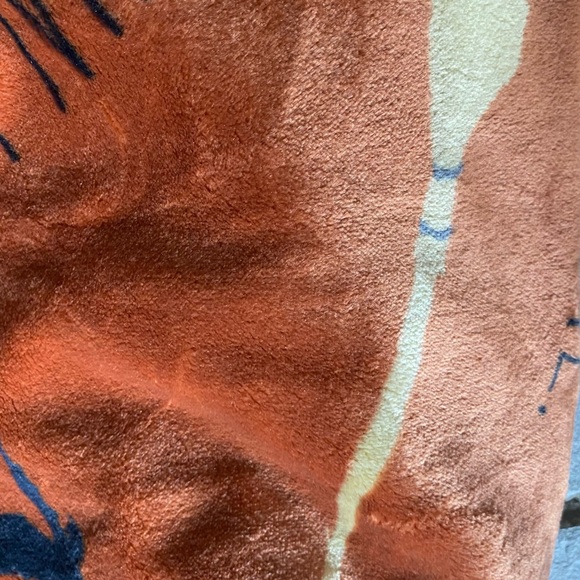 Rae Dunn Halloween Witch Throw Blanket Brooms And Bats - Picture 4 of 8